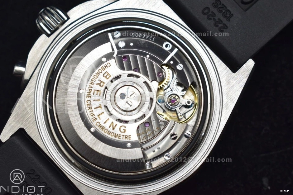 1:1 A7750 43mm Best SS L-Black Wht Version B01 LE Chrono Navitimer BLS 0801